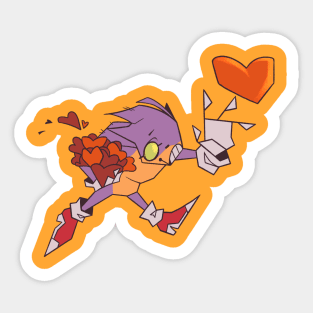 Racing for Your Hearts Sticker